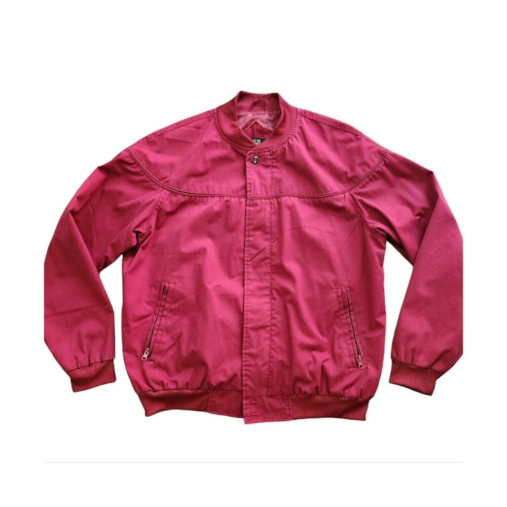 Vintage Haband bomber jacket 80s red  size L